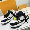 2024 New Designer Casual Shoes Men Trainer Maxi Sneaker Multicolor Inkjet Thick Sole Elevated Training Shoe Denim Pattern Rubber Canvas Leather R49