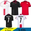 Georgia 2024 Euro Cup Cup Soccer Jersey Ghakvetadze Nuovo 2025 Georgia National Team 24 25 Kit per bambini camicia da calcio da calcio set a casa l'uniforme da uomo bianco kvaratskhelia