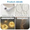 Starry Sky Wedding Ceiling Decor LED Net Lamp Wrought Iron Glowing Mesh String Light For Outdoor Garden Party Scene Layout Props 240409