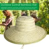 Berets KIKI Fashion Straw Hat For Adult Unisex Beach Sun Large Brim Handwoven Fisherman Men Women Summer Farm Headdress