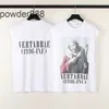 High Street New Tank Top Portrait Print Sports and Leisure Shoulder 2024 Mens Womens Sleeveless T-shirt