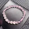 Bracelets de liaison 8 mm Natural Snowflake Garden Bracelet Bracelet Crystal Reiki Guérison des bijoux de mode Gemstone de haute qualité 1PCS