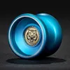 Yoyo Professional Magic Yoyo Metal Yoyo with 10 Ball Bearing Alloy Aluminum High Speed Unresponsive Yo Classic Toys for Kids 240418