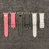 Apple Watch Band 42mm Watchsストラップリストバンド用のTriangle Designer Luxury Brand Strap IWATCH 8 7 6 5 4 SE ULTRA 2交換リストウォッチバンド