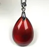 Colliers de pendentif Blavels de sang rouge naturel