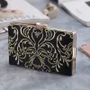 Bags 2022 Silk Embroidery Flowers Evening Bags Black Wedding Clutch Wallets Diamond Hasp Party Shoulder Bags Purser Wallets MN1492