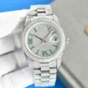 Top 2024 Classic Diamond Watch Mens Watch Automatic Mechanical Watch Armbandwatch Montre de Luxe Edelstahl für Männer Mode Armbanduhren Doppelkalender