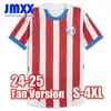 S-4XL JMXX 24-25 Paraguay voetbaltruiens Home Away Third Special Mens Uniforms Jersey Man voetbalshirt 2024 2025 Fanversie