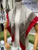 最高品質の本物のシルクスカーフ冬の豪華なリアルスカーフ女性デザイナークラシック特大の大きな文字Gパターンスクエアショールネッカチーフ90x90 100％リアルシルク