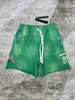 Herenshorts AR AR Summer High Street Hip-Hop Vintage Y2K Modieus gewassen vervaagd