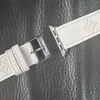 Designer Watch Band voor Smart Watch UTRA 2 42mm Serie 9 8 7 6 5 45mm Lederen IWatch Bands Fashion Wowan Braps Bracelet met bloem bedrukte smartwatch wit ons