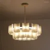 Ljuskronor 2024 Trend Chandelier Wabi Sabi Pendant Lamp för vardagsrum sovrum loft matkonst fingeravtryck modern leddekorbelysning