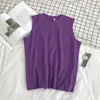 Herentanktops dagelijkse vrijetijds vrijetijdsmannen Top T-shirt Mouwloze sportvest Zomer Casual losse fit M-3XL Male polyester pullover