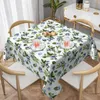 Table Cloth Washable And Reusable Blueberry Square Tablecloth Waterproof Durable Fabric Wrinkle Resistant Summer