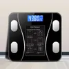 Échelle de poids corporel WWD1 Échelle de graisse corporelle Smart Wireless Digital Bathroom Weight Scale de composition corporelle avec smartphone App Bluetooth compatible 240419