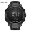 North Edge Vertico Męski barometr wędkarski Watch Watch Fail Fibre Smart Watch for Men Altimeter Compass Sports Watch