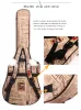 Cajas de 41/40 pulgadas de guitarra acústica 600D Watresistant Oxford Tape Papel Papel Daper Straps Doble Straps Gig Bag Case