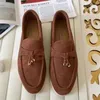 Summer Walk Woman Flat Heel Dress Shoe Man Loafers Luxury Suede Dress Designer Shoe Moccasin Slip On Outdoor Run Shoe Famous Low Top Sneakers Leather Shoes