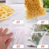 wholesale Zip Lock Grip Transparent Plastic Packaging Bags Food Grade PE Snacks Candy Baking Medical Gift Self Sealing Storage Package ZZ