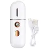 Storage Bottles Portable Facial Steamer Mini USB Humidifier Nano Sprayer Handy Face Mist Spray Machine