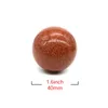 Figurines décoratives Natural Rose Quartz Globe Polied Massaging Ball Reiki guérison Stone Decoration Home Decoration Exquise Gem Cadeaux avec stand