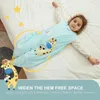 Michley Unisex Cartoon 어린이 아기 침낭 자루 발자국 슬리핑 수면 가방 잠자기 잠자기 잠옷 여자 아이 16T 240415