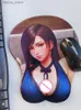 Mouse Pads Wrist Rests League of Legends Jinx Final Fantasy Nier Automata Yorha No.2 Sexig Anime Pad Game Mouse Pad 3D Silikon Arvband Y240419