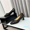 Designer Womens High Heels Spring and Autumn Fashion chunky dress Shoes party Shoes Bow belt buckle Designer shoe strap