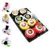Women Socks 4 Pairs Food Sushi Cotton Men's And Women's Interesting Fashion All-match Gift Box Packaging Student Gifts