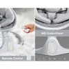 Portable Baby Swing for Indoor and Outdoor Use - Bluetooth Infant Swing with 10 Preset Lullabies, 5 Point Harness Belt, 5 Speeds, and Remote Control