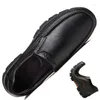 Casual skor loafers äkta läder män mjuk ko mode manliga skor svartbrun slip-on sko