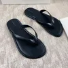 Slippers 2024 Summer for Women Beach Shoes Pvc Flats Slies Band Slides Slip on Clip Toe Flip Flips Flops Sloy Sandal