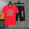 Lüks yeni tasarımcı erkek eşofmanları setler jogger sweatshirts spor spor takım elbise erkekler kadınlar kısa kollu ter kazak tasarımları spor giyim gömleği