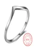 Jóias de moda de alta qualidade simples 925 Sterling Silver Ring Women mais recente V Ringos de dedos de forma para adolescentes bisuteria China Al PO1708672