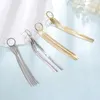 Dangle Earrings Women's Stylish Tasseled Long Dangling Quality Alloy Female Brincos Bijoux Femme Accessories 2024