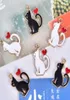 20шт классики Lucky Cat Emale Charms Craft Metal Animal Kitty Charms для ключей Серьера DIY Ювелирные изделия изготовления ручной работы CRAFT60384411