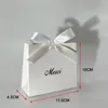 White Mini Candy Box Baby Shower Gift Packaging Boxes Candy Bags Wedding Favors Christmas Birthday Party Decor 240419