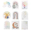 3D Rainbow Sun Catcher Wall Stickers Light Catcher PVC Window Film Self Adhesive Decal Motorcykelklistermärke PVC Film Home Decor Y240408