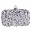 Abendtaschen handgefertigte Perlen Clutch Luxus Bling Quaste Bankett Hochzeitsbalett für Damen Pailletten Schulter Mn1466