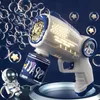 Sand Play Water Fun Astronaut Electric Automatic Light Bubble Machine Bubbles Gun Summer Beach Bath Outdoor Game Fantasy Toys for Children Kids Gift L416