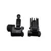 Tactical Hunting Scopes Foldable Fiber Optics Iron Sights KAC600 Nylon Metal Front and Rear Sight for Picatinny Weaver Rails