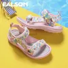 Oipz sandalen jongens sandalen zomer kinderen schoenen mode licht zachte flats peuter babymeisjes sandalen baby casual strand kinderen schoenen buiten 240419