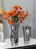 Vases Nordic Electroplate Silver Art Vase Decoration Salon Room Bureau des fleurs ACCESSOIRES