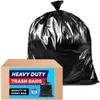 55-60 Gallon Contractor Trash Bags Heavy Duty 3 Mil Contractor Garbage Tassen 50 Zakken W/Ties Contractor Trash Bags 240416