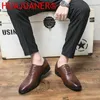 Casual Shoes Men's Derby Formal Men Dress Male Pu Leather Classic Brogue Fashion Oxfords For Wedding Office Business