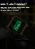 Zegarek SANDA 6161 Square Electronic Watch wielofunkcyjny wodoodporny budzik Burzyn Luminous Student Fashion Wristwatch