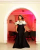 2024 Plus Size Prom Dresses For Black Women Off Shoulder Evening Formal Gowns for Special Occasions Hand Made Flowers Rhinestones Decorated Birthday Dresses AM713