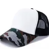 Ball Caps WZCX 2024 Camouflage de mode Splice imprimé logo Baseball Caple décontractée