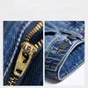 Frauen Jeans 2024 Denim Women Casual Mode Mode hohe Taille Button Hosen Schlanker Feder Feder Lose Straight Brand Qualität Damenhosen Hosen