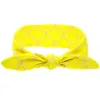 Baby Girls Hair Accessories Headband Infant Fruit Bows Newborn Rabbit Ear Watermelon Soft Ribbon Children Kids Headwear LL